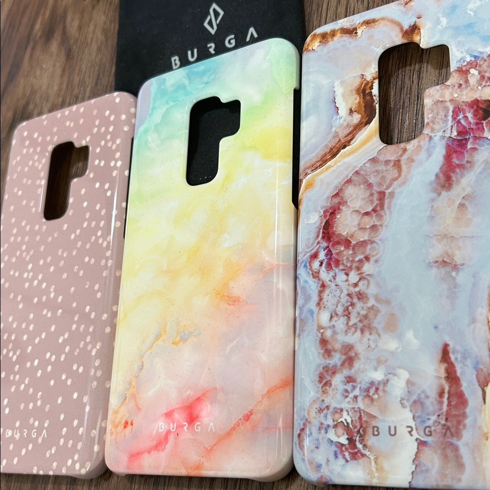 BURGA phone cases for Samsung Galaxy S9 Plus LOT OF THREE great used condition - Picture 3 of 9